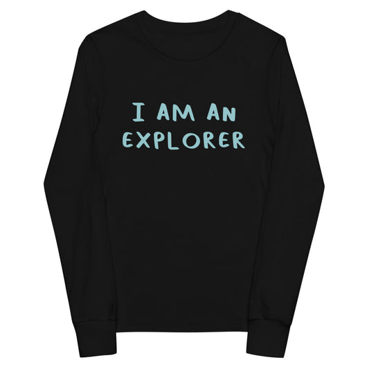 I AM AN EXPLORER - Youth long sleeve tee