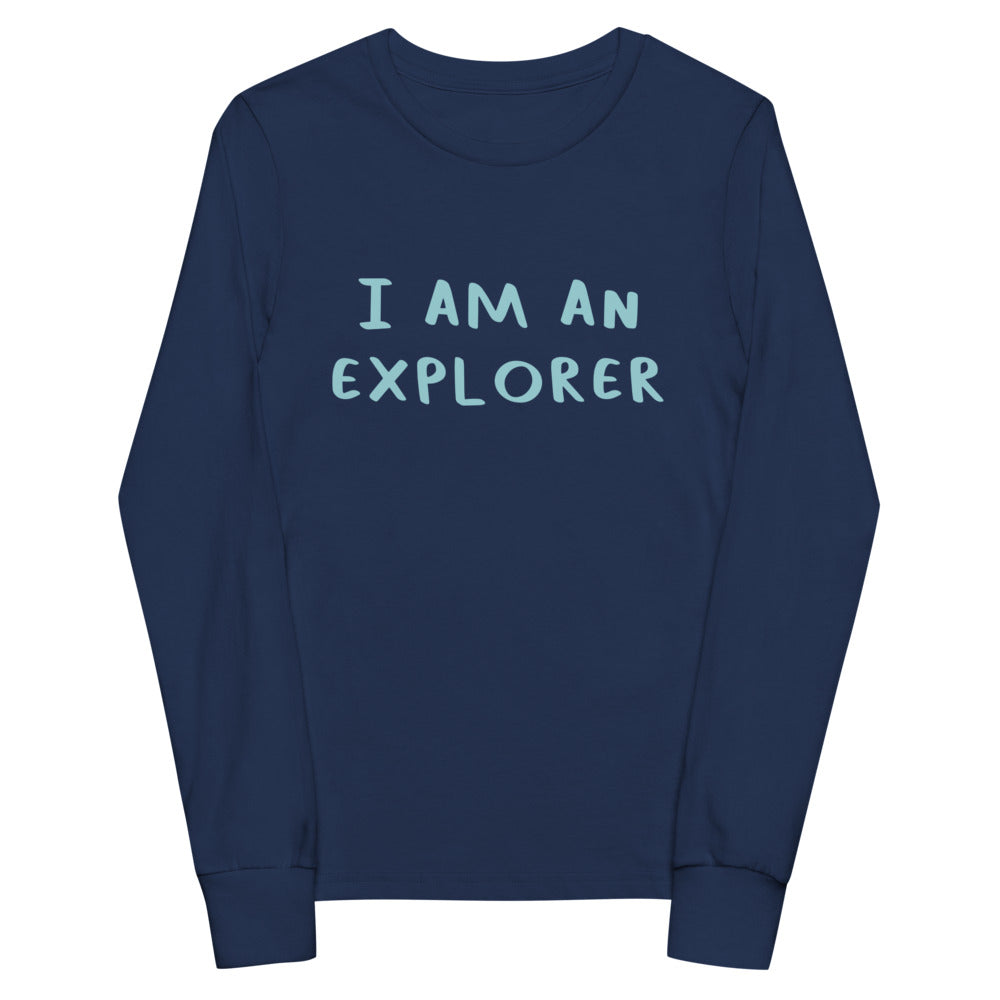 I AM AN EXPLORER - Youth long sleeve tee